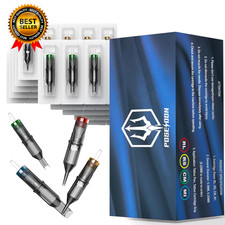 Poseidon Tattoo Cartridge 50Pcs Assorted Mixed Size round Liner Shader