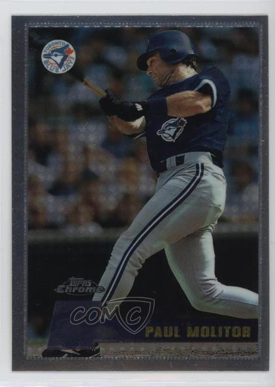 1996 Topps Chrome Paul Molitor #14 HOF 0uf1