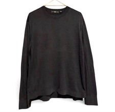UNIQLO +J Silk Cotton Crew Neck Sweater Black M