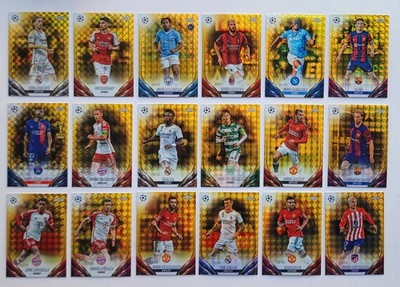 2023-24 Topps Chrome UEFA Club Competitions Base Gold Geometric /50 - Singles