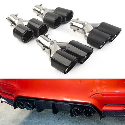 Auto Schalldämpfer Spitze Y Form 101mm Auslass Universal Ausgang Auspuffrohr
