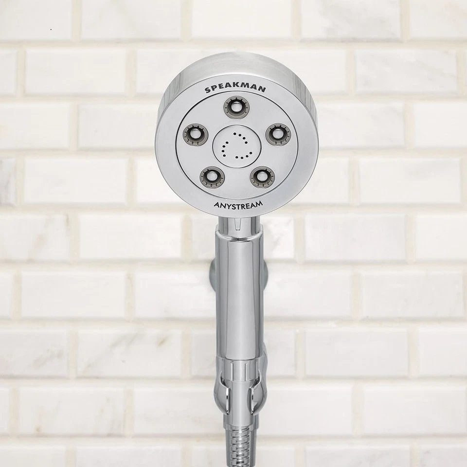 VS-3010 Neo Anystream High Pressure Handheld Shower Head with Hose, Polished ... - Image 2 of 4