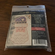 Mill Hill Father Christmas Counted Glass Bead Kit Charmed Santa Face MHCSF14