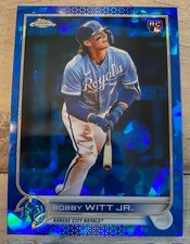 2022 Topps Chrome Update Bobby Witt Jr US100 Rookie RC Sapphire
