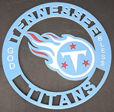 Tennessee Titans Wooden Sign