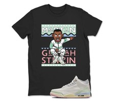 Shirt to Match jd 3 Spring Is In The Air Easter retro air JD 3 BLACK/WHITE