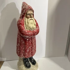 Primitives By Kathy Folk Art Red Santa Belsnickle Christmas Primitive 16"