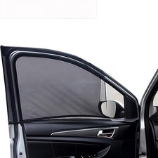Car Front Window Sun Shade - 2 Pack Breathable Mesh Side Medium-Front Window