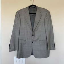 Brooks Brothers 1818 Madison Silk Wool Houndstooth Sport Coat Blazer 38S Italy
