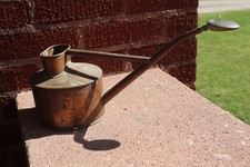Haws Copper Watering Can Antique 14" Missing Handle