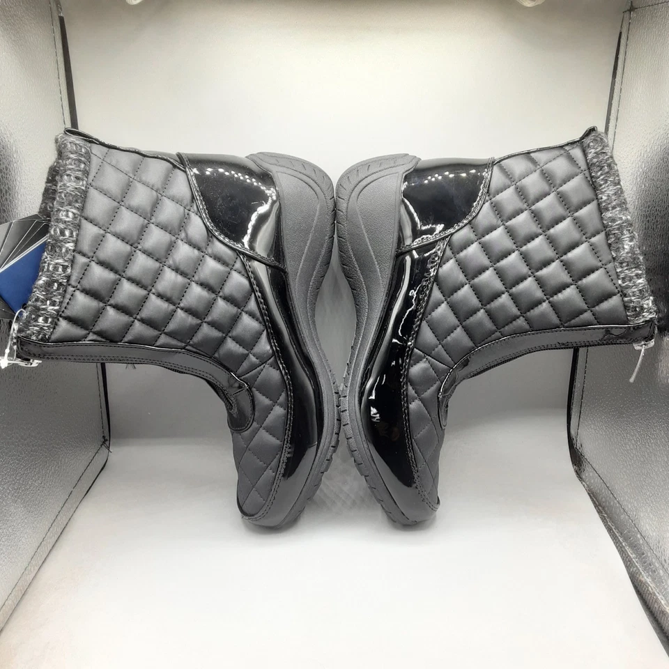 Botas Khombu Megan para mujer 9M negras cuña E123 Foto 3 de 4