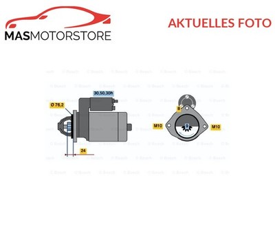 MOTOR ANLASSER STARTER BOSCH 0 986 017 300 P FÜR OPEL OMEGA B 2.5 TD,2.5 D 2.5L