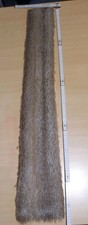 Echtes Fell Rest Nutria hellbraun gebraucht ca von 12-17x93 cm