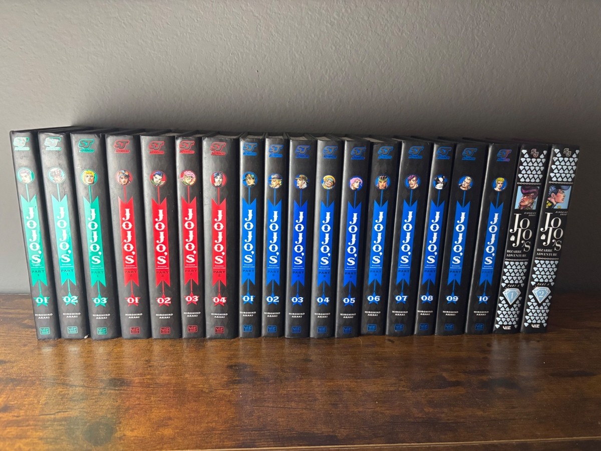 JoJo's Bizarre Adventure Parts 1 - 3 hardcover manga | eBay