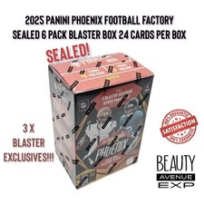 Panini Blaster Box 2025 NFL Phoenix Trading Cards 6 Packs of 4 Cards