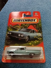 Matchbox 1960 Chevy El Camino Diecast Car 2/100 Blue