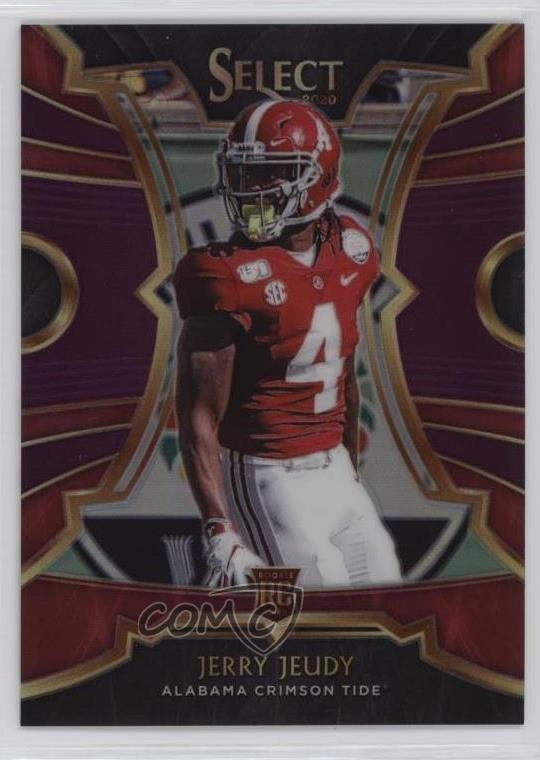 Jerry Jeudy Panini Chronicles Draft Picks Select #7 Purple Prizm