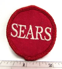 Vintage Sears Jacket Patch Employee Uniform Advertising