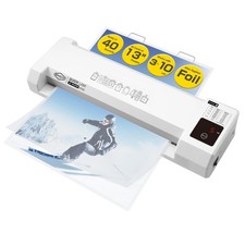 3–10 Mil Thermal Laminator & Foil Applicator – 13-Inch, 2-Large-Roller, 40s W...