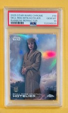 2025 Star Wars Chrome Skull Ridge Mountain Hotelier Rainbow Refractor PSA 10