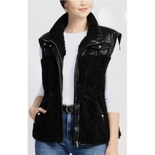 BAGATELLE COLLECTION Womens Vest Small Black ...