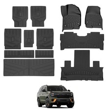 Cargo Mat and Floor Mat 7 Seats Compatible with 2025-2026 Ford Expedition Ant...