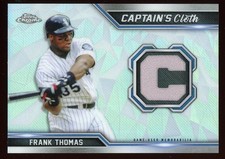 2021 Topps Chrome Frank Thomas Captain's Cloth Chrome Relics #CCR-FT