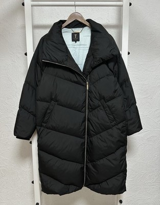 Ted Baker London Women's Long Puffer Coat Size L (3) Quilted Down