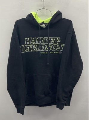Harley-Davidson Follow No One N. Canton Ohio Freedom Eagle Hoodie Black Sz M