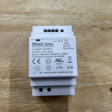 Altech Corp PSD-6024 Power Supply, DIN Rail, 60W, 85-264V AC In, 24V DC Out
