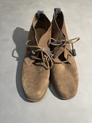 Men s Hush Puppies Brown Soft Leather Boot Shoes Size 9.5