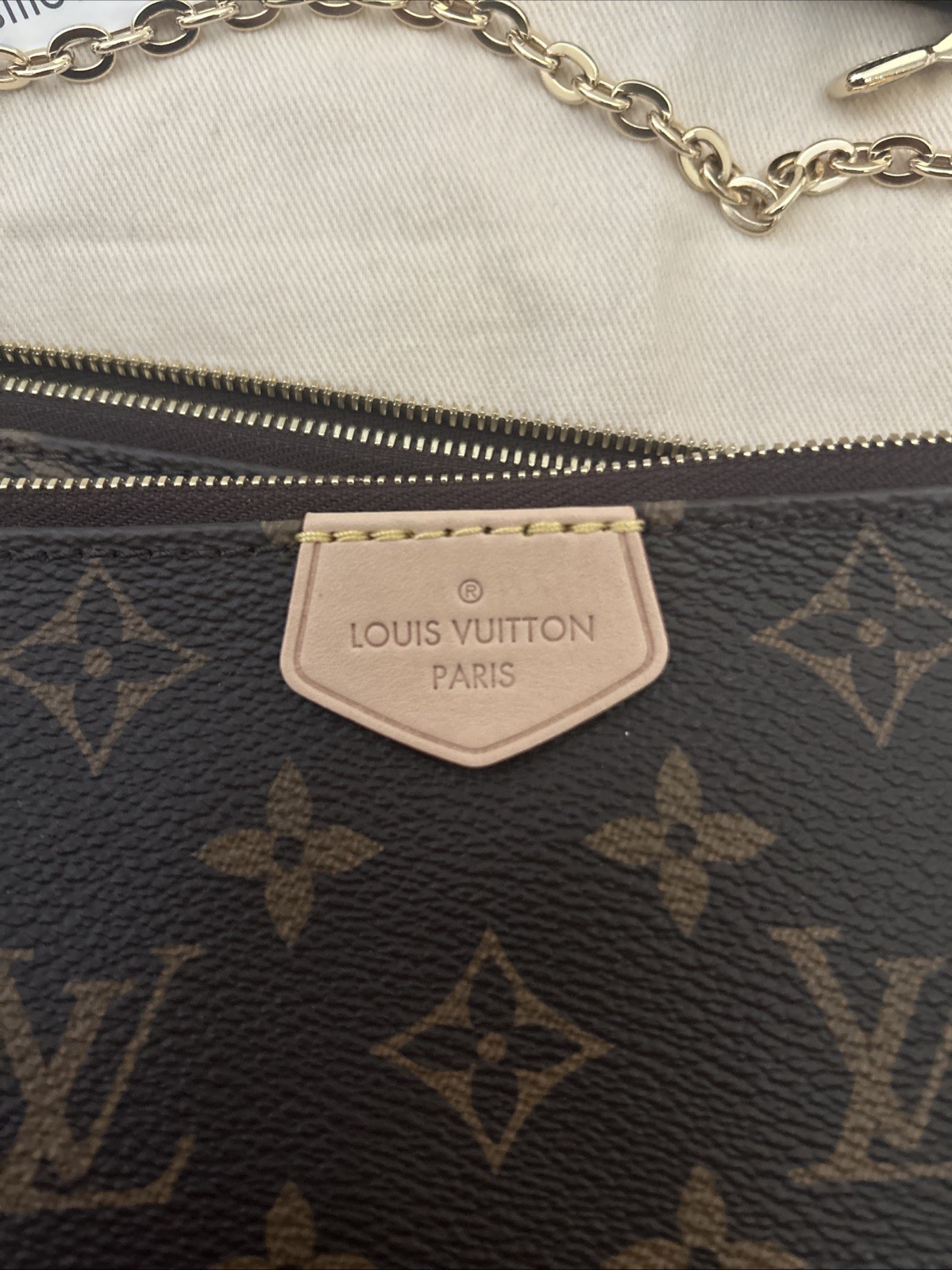 Brand New Louis Vuitton M44840 Multi Pochette Accessoires Monogram Rose Clair image 7
