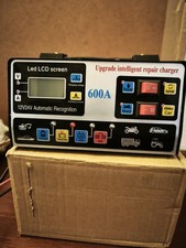 Caricabatteria Auto 12V/24V 220W Automatico Rapido Alta Potenza Riparazione