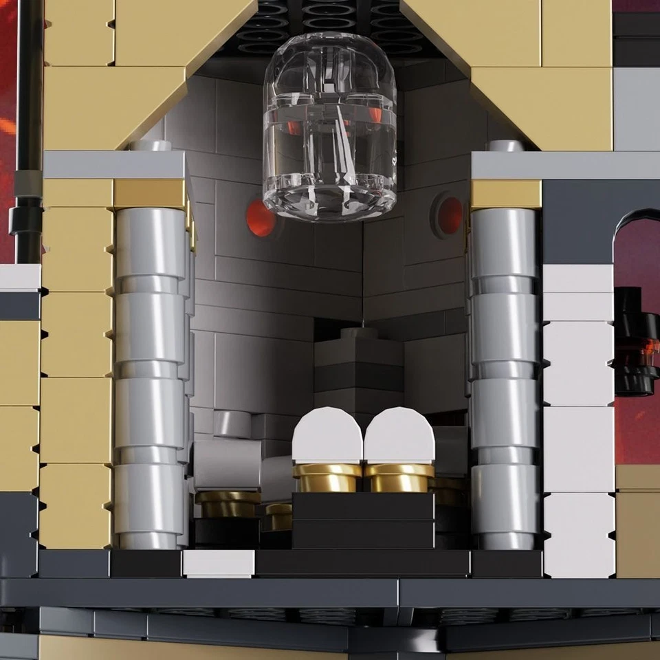 1000Pcs дракон замок строительные блоки вид на улицу стиль идеальный подарок классный винтажный - Изображение 4 из 4