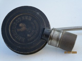 TETE PATHE pour phonographe a cylindre gramophone phonograph