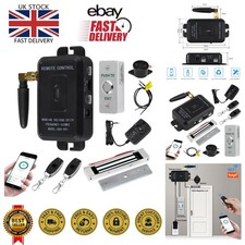 Tuya 433MHz Access Control System Kit: 180kg Magnetic Lock & Remote Control