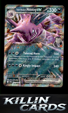Team Rocket's Nidoking ex - 119/182 119/182 Pokemon Double Rare SV10: Destined R