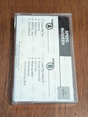 Speed McQueen Advance Promo Cassette Tape Mercury 1996 TESTED Rare