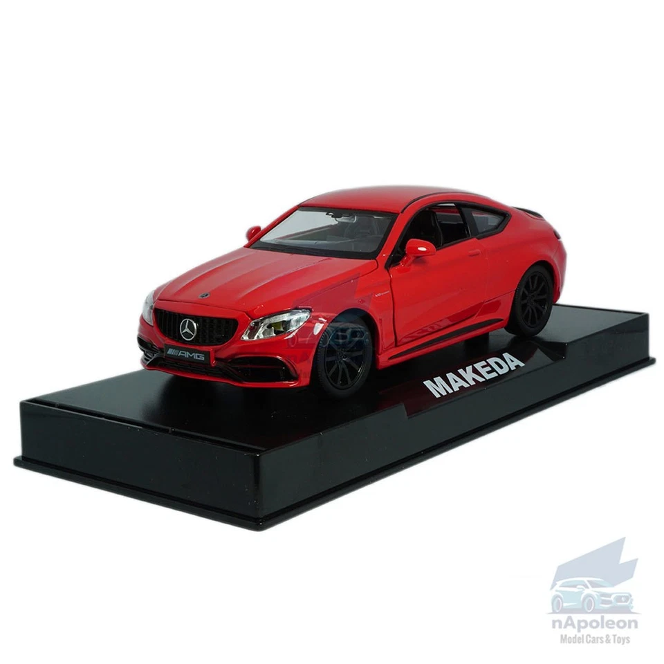 Mercedes C63 S AMG Coupe 1/32 Model Car Diecast Toy Vehicle Collection Gift Kids - Image 3 of 4