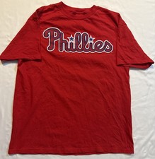 philadelphia phillies Kids Youth Tshirt 3 Harper Size L Red