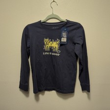 NWT Life is Good Kids Tee Sz Large