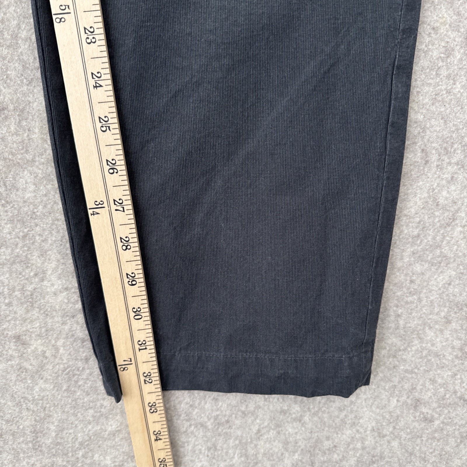 Hugo Boss Chuck Tailored Straight Cotton Pants Gray Mens 34x33 thumbnail 7