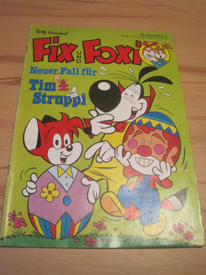FIX UND FOXI Jahrgang 26  Nr. 13 mit Tim und Struppi  TOP  Sammlerzustand