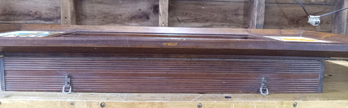 Vtg Illinois Moulding Co. Shadow Box Wall Mirror Mid Century Modern 45" x 21" - Bild 14 von 20