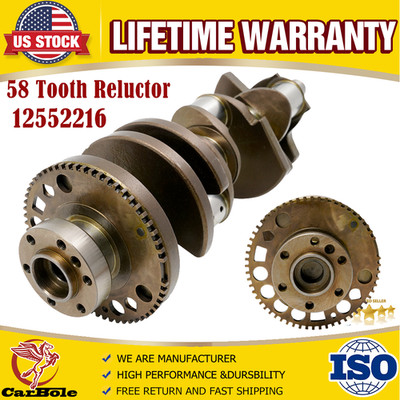 かしおれ④ 12552216 Engine Crankshaft 58X Tooth For Gen IV LS2 LS1 LS6 LQ4
