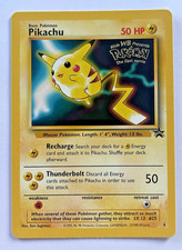 Pikachu Pokemon The First Movie Kids WB Promo 4 WoTC Black Star Stamped Card