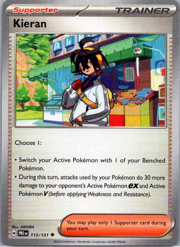 Kieran - 113/131 Uncommon SV: Prismatic Evolutions NM