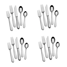 Towle Boston Antique 18/10 Stainless Steel 20pc. Flatware Set (Service for Four)