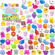 Mochi Squishies Squishy Toy 120Pcs Party Favors for Kids Classroom Prize Mochi S