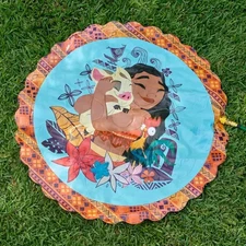 Disney Moana Splash Mat – 40" Water Splash Pad Sprinkler – SwimWays – Ages 1+